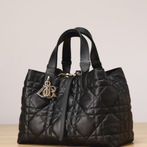 DIOR black Bag Toujours Cowhide Light gold button