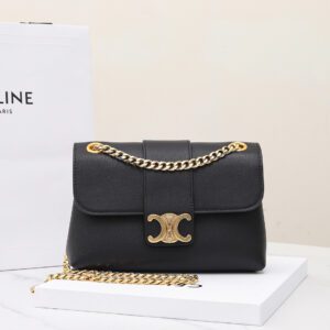 CELINE Victoire Bag Gold buttons Cowhide