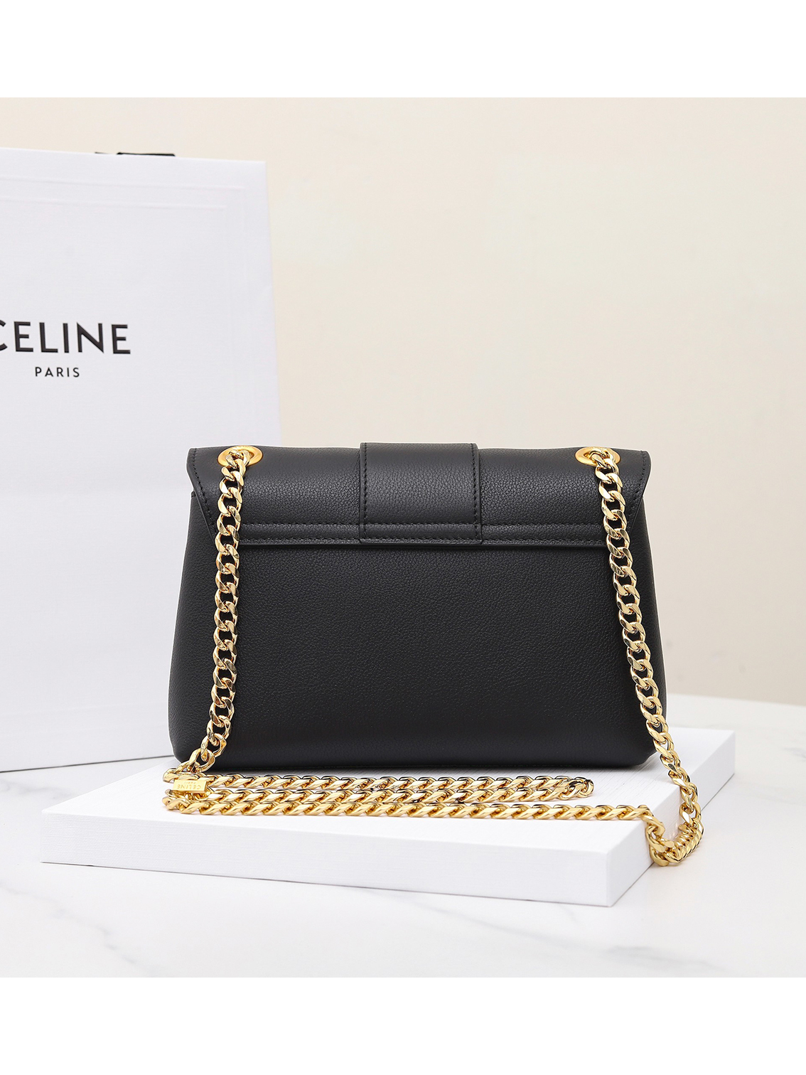 CELINE Victoire Bag Gold buttons Cowhide - Image 2