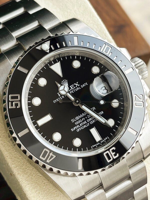 ROLEX Submariner Black Water Ghost Automatic movement Date display Men's model Swiss watch 41mm Black dial Oystersteel case Oystersteel bracelet - Image 2