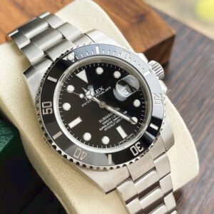 ROLEX Submariner Black Water Ghost Automatic movement Date display Men's model Swiss watch 41mm Black dial Oystersteel case Oystersteel bracelet