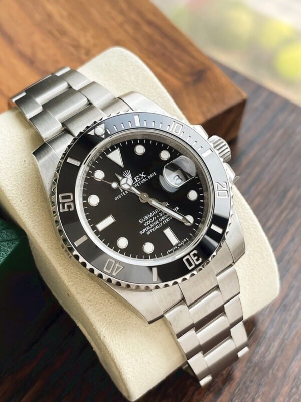ROLEX Submariner Black Water Ghost Automatic movement Date display Men's model Swiss watch 41mm Black dial Oystersteel case Oystersteel bracelet