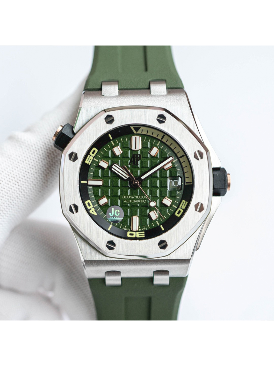 AUDEMARS PIGUET Royal Oak Offshore Automatic Men's Watch 42mm Green Dial