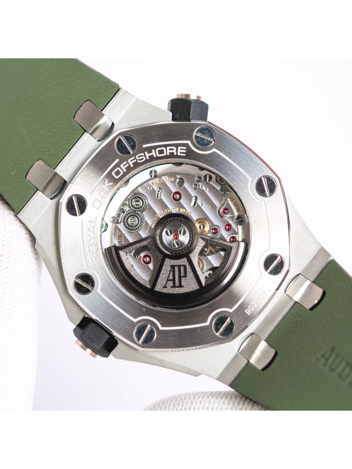 AUDEMARS PIGUET Royal Oak Offshore Automatic Men's Watch 42mm Green Dial - Image 4