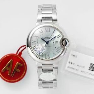 CARTIER Cartier Blue Balloon series automatic mechanical movement 30 waterproof ladies watch Swiss watch 33mm blue dial stainless steel case stainless steel strap