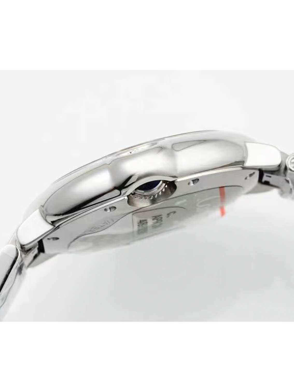 CARTIER Cartier Blue Balloon series automatic mechanical movement 30 waterproof ladies watch Swiss watch 33mm blue dial stainless steel case stainless steel strap - Image 4