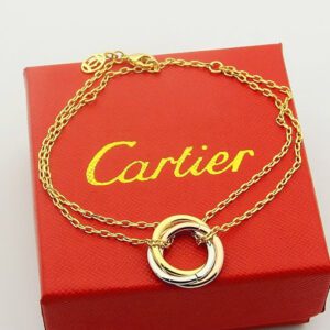 Cartier Trinity bracelet yellow gold women's rose gold