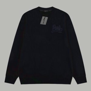 Balenciaga official website same style classic city Paris letter logo printed terry long-sleeved sweatshirt