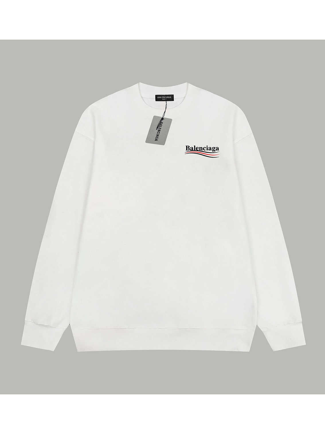 BALENCIAGA official website same style classic Coca-Cola logo lettering printed terry long-sleeved sweatshirt - Image 4