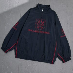 Balenciaga BLCG 25SS 79 Red Stripe Manchester United Embroidered Tracksuit Jacket