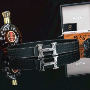 Hermes Men's Double-Sided H-Buckle Belt