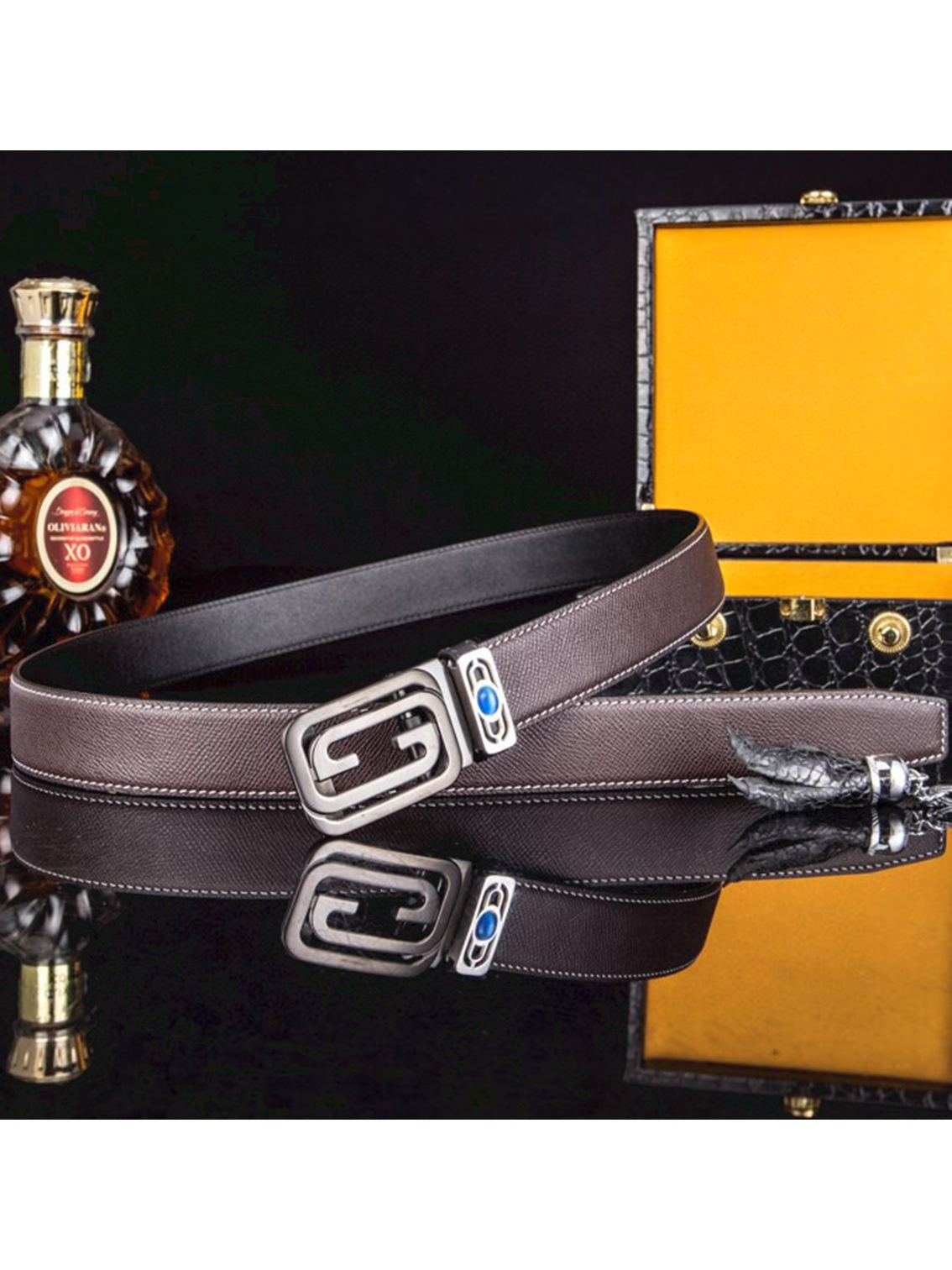 Gucci high-end men's business belt Italian craftsmanship - Image 5