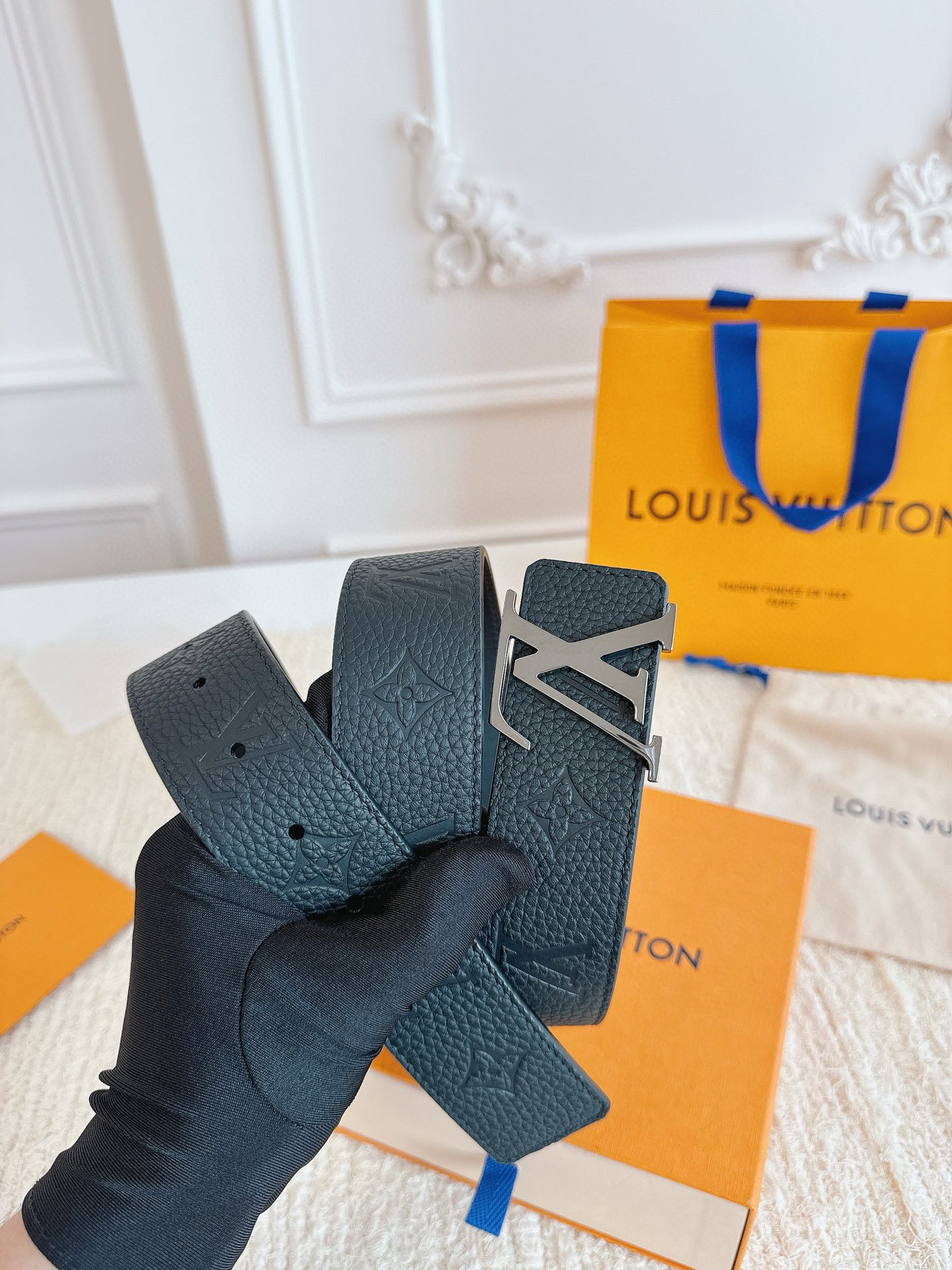 Lv men's business casual belt - Image 6