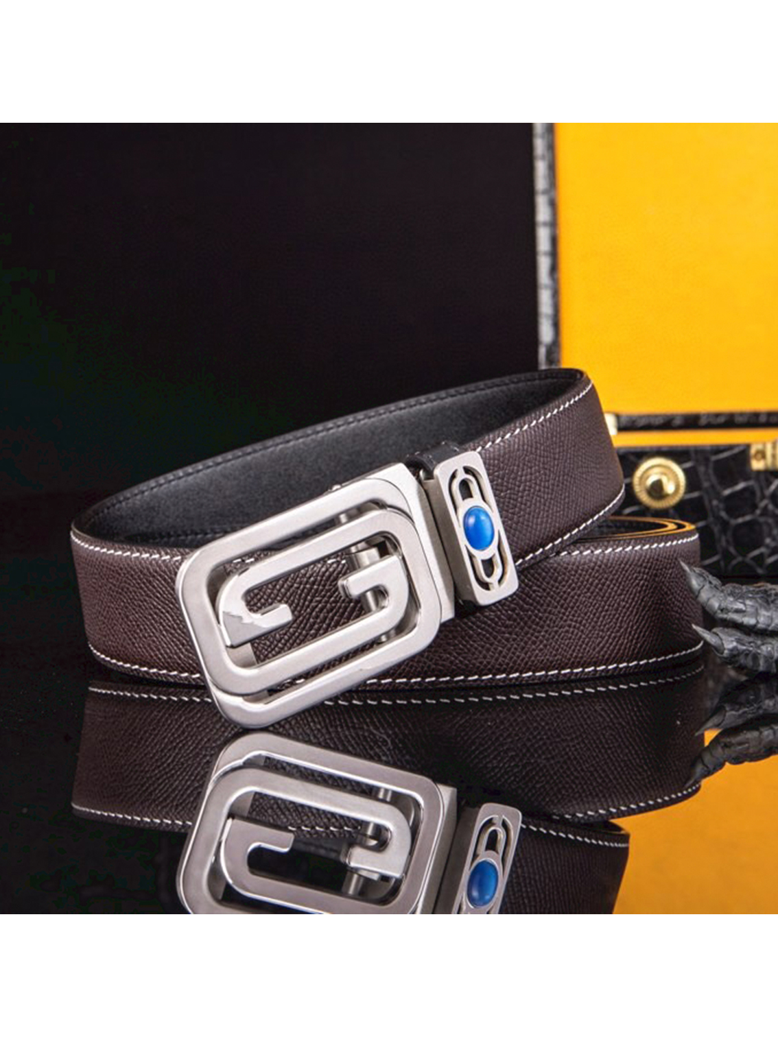 Gucci high-end men's business belt Italian craftsmanship - Image 6