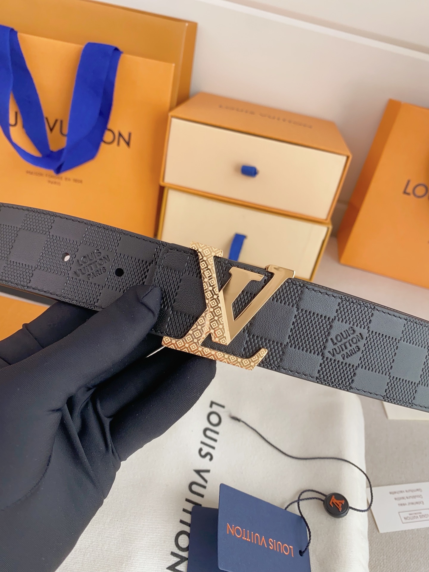 Lv men's business casual belt - Image 3